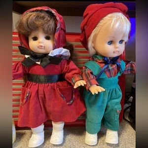 Brother Sister Vinyl Dolls